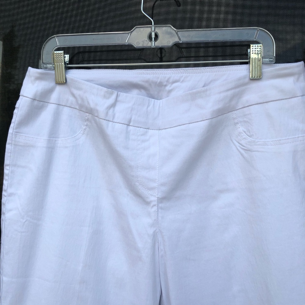 - Slim Sation White Capri pant women’s 16 - Picture 3 of 8
